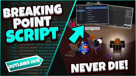Roblox Breaking Point Script 2022 (Pastebin) .